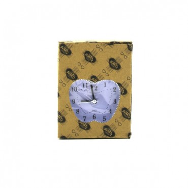 Renkli Kalp Masa Çalar Saati