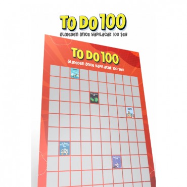 Ölmeden Önce Yapılacak 100 Şey - Kazı Kazan Posteri