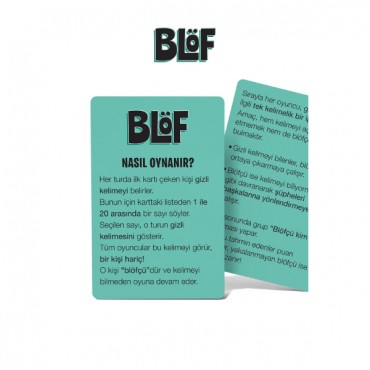 Blöf Eğlenceli Kart Oyunu