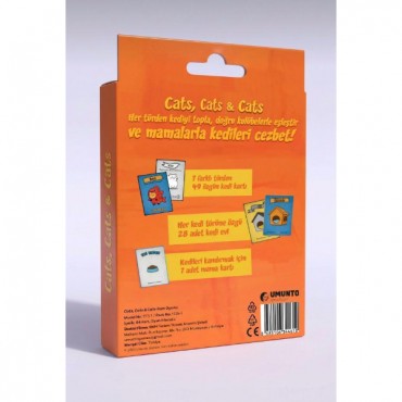 Cats, Cats and Cats Eğlenceli Kart Oyunu