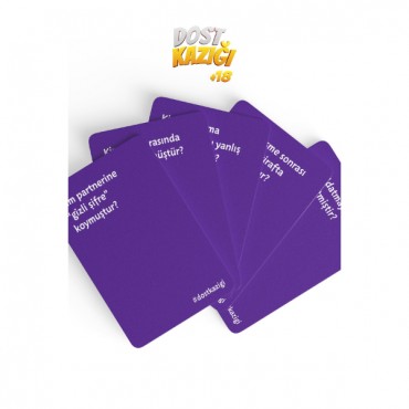 Dost Kazığı +18 Eğlenceli Kart Oyunu