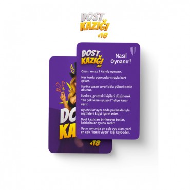 Dost Kazığı +18 Eğlenceli Kart Oyunu