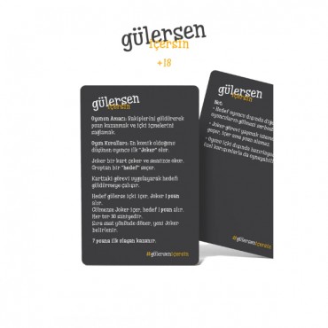 Gülersen İçersin +18 - Eğlenceli Kart Oyunu