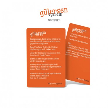 Gülersen İçersin Çocuklar - Eğlenceli Kart Oyunu