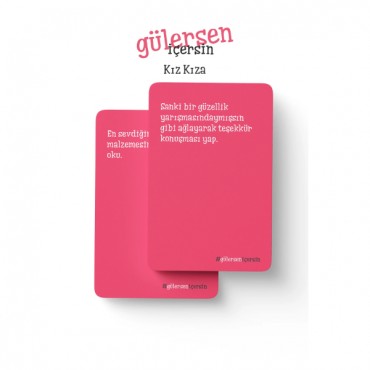 Gülersen İçersin Kız Kıza - Eğlenceli Kart Oyunu