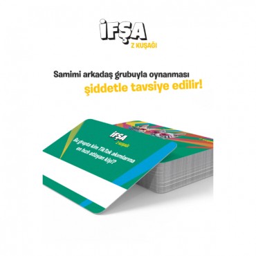 İfşa Z Kuşağı Eğlenceli Kart Oyunu