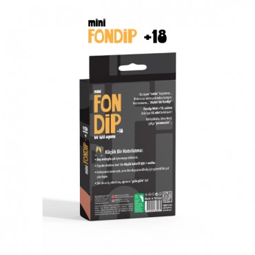 Mini Fondip +18 Eğlenceli Kart Oyunu