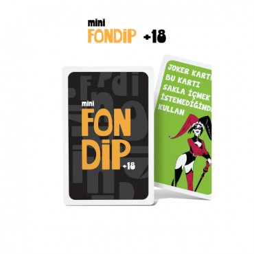 Mini Fondip +18 Eğlenceli Kart Oyunu