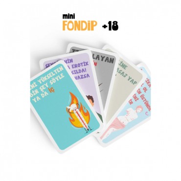 Mini Fondip +18 Eğlenceli Kart Oyunu