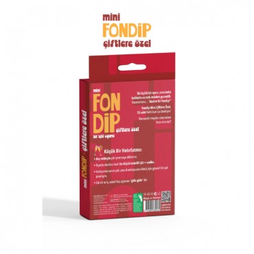 Mini Fondip Çiftlere Özel Eğlenceli Kart Oyunu