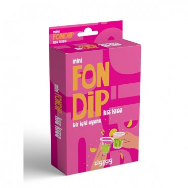 Mini Fondip Kız Kıza Eğlenceli Kart Oyunu