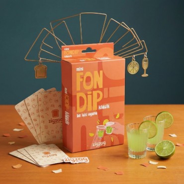 Mini Fondip Klasik Eğlenceli Kart Oyunu