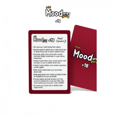 Mini Mooduna Göre +18 - Eğlenceli Kart Oyunu