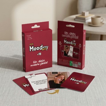 Mini Mooduna Göre +18 - Eğlenceli Kart Oyunu
