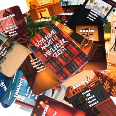 Söylenme Anlat Meslekler Serisi - Kart Oyunu