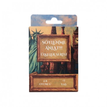 Söylenme Anlat Ülkeler Serisi - Kart Oyunu