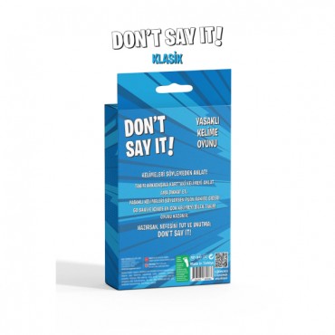 Yasaklı Kelime Oyunu Don't Say It! Klasik - Eğlenceli Kart Oyunu