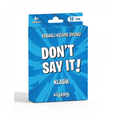 Yasaklı Kelime Oyunu Don't Say It! Klasik - Eğlenceli Kart Oyunu