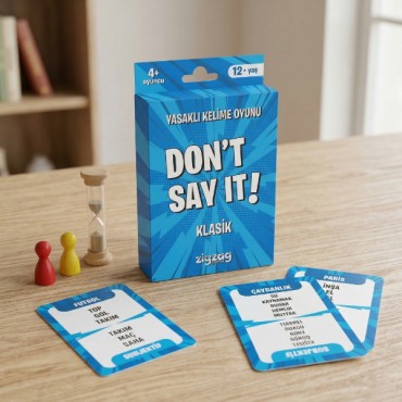 Yasaklı Kelime Oyunu Don't Say It! Klasik - Eğlenceli Kart Oyunu