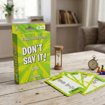 Yasaklı Kelime Oyunu Don't Say It! Spor - Eğlenceli Kart Oyunu