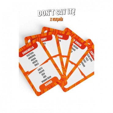 Yasaklı Kelime Oyunu Don't Say It! Z Kuşağı - Eğlenceli Kart Oyunu