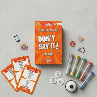 Yasaklı Kelime Oyunu Don't Say It! Z Kuşağı - Eğlenceli Kart Oyunu