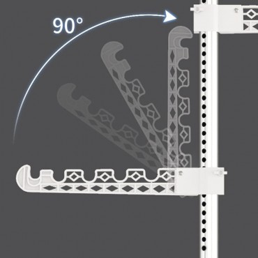 Teleskopik Giysi ve Çamaşır Askısı
