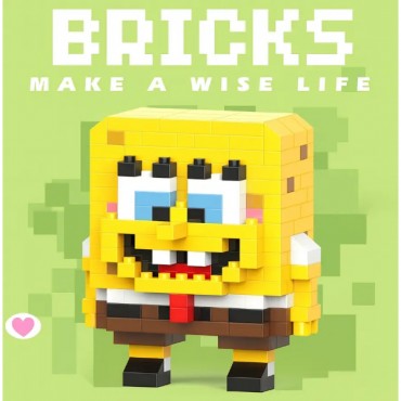 Bricks Sünger Bob Mini Lego Figürü 