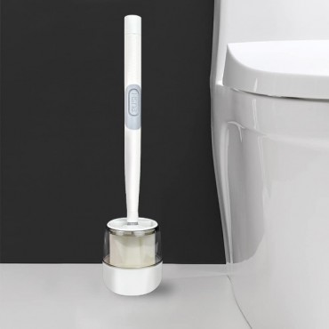 Hazneli Silikon Tuvalet Temizleme Fırçası