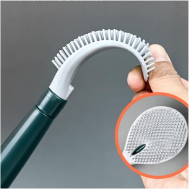 Hazneli Silikon Tuvalet Temizleme Fırçası