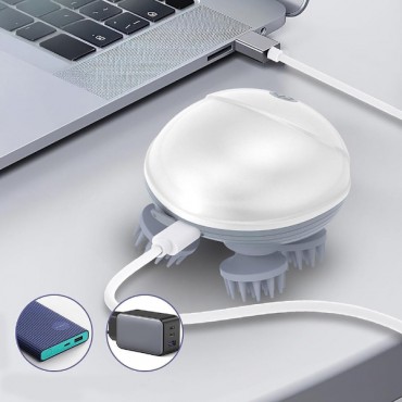 Şarjlı Su Geçirmez Saç ve Vücut Masaj Cihazı 