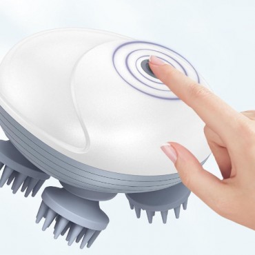 Şarjlı Su Geçirmez Saç ve Vücut Masaj Cihazı 