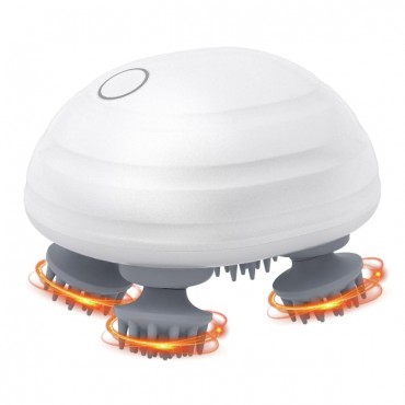 Şarjlı Su Geçirmez Saç ve Vücut Masaj Cihazı 