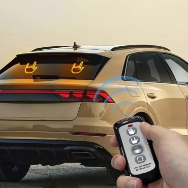 El Tasarımlı Uzaktan Kumandalı 3 Hareket Modlu Araç İçi LED 