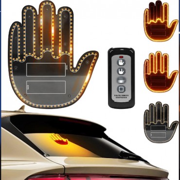 El Tasarımlı Uzaktan Kumandalı 3 Hareket Modlu Araç İçi LED 