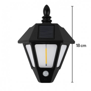 2'li Solar Cob Led Sensörlü Duvar Lambası 