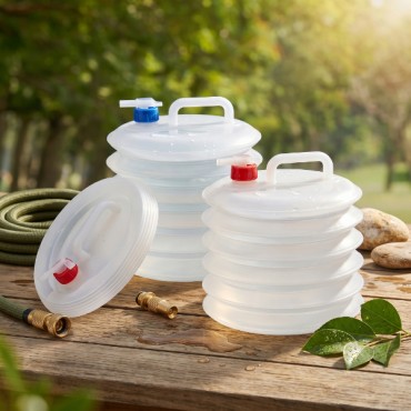 Musluklu Akordiyon Katlanır Su Bidonu 10 Litre 