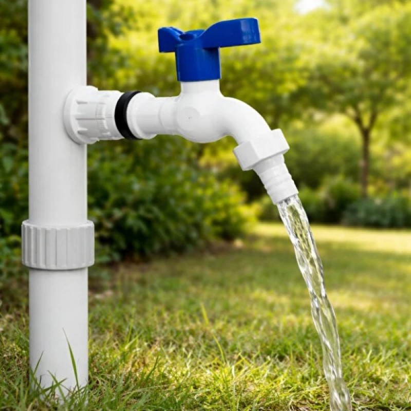 Kollu Plastik Musluk 