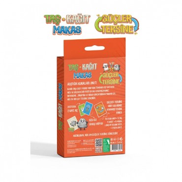 Taş Kağıt Makas Eğlenceli Kart Oyunu 