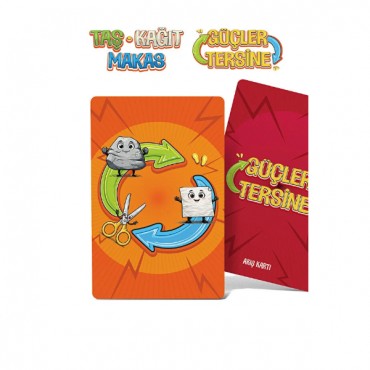 Taş Kağıt Makas Eğlenceli Kart Oyunu 