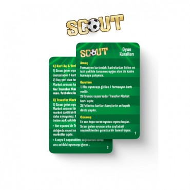 Scout - En İyi Teknik Direktör Sen Misin? Eğlenceli Kutu Oyunu