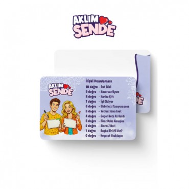 Aklım Sende Eğlenceli Kart Oyunu