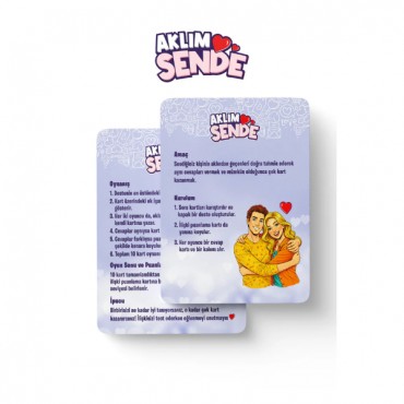 Aklım Sende Eğlenceli Kart Oyunu