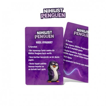 Nihilist Penguen Eğlenceli Kart Oyunu