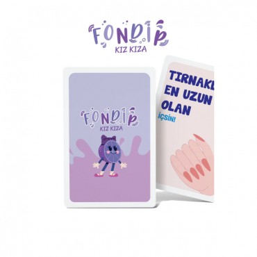 Fondip Kız Kıza Kart Oyunu 