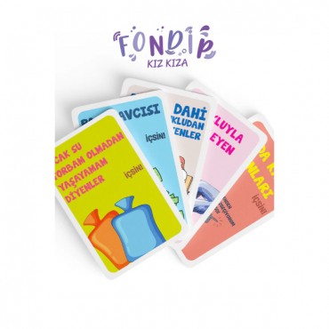 Fondip Kız Kıza Kart Oyunu 