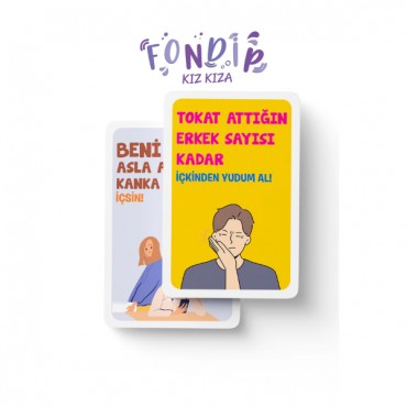 Fondip Kız Kıza Kart Oyunu 