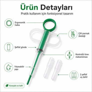 Evcil Hayvan Hap Yutturma Aparatı 