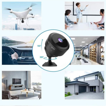 Şarjlı HD Mini Kamera - Kablosuz A9 IP Kamera - Taşınabilir Güvenlik