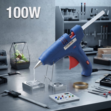 100W Sıcak Silikon Tabancası - Elektrikli - 11 mm Mum Silikon Uyumlu